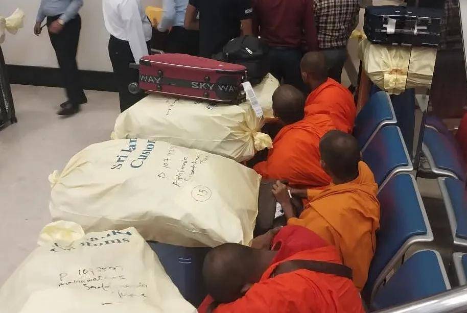 Шри Ланкада 22 нафар роҳиб 112 кило наркотик билан ушланди